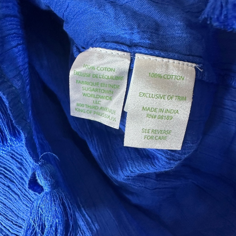 Lilly Pulitzer Roxi tassel Top size M - Picture 3 of 4
